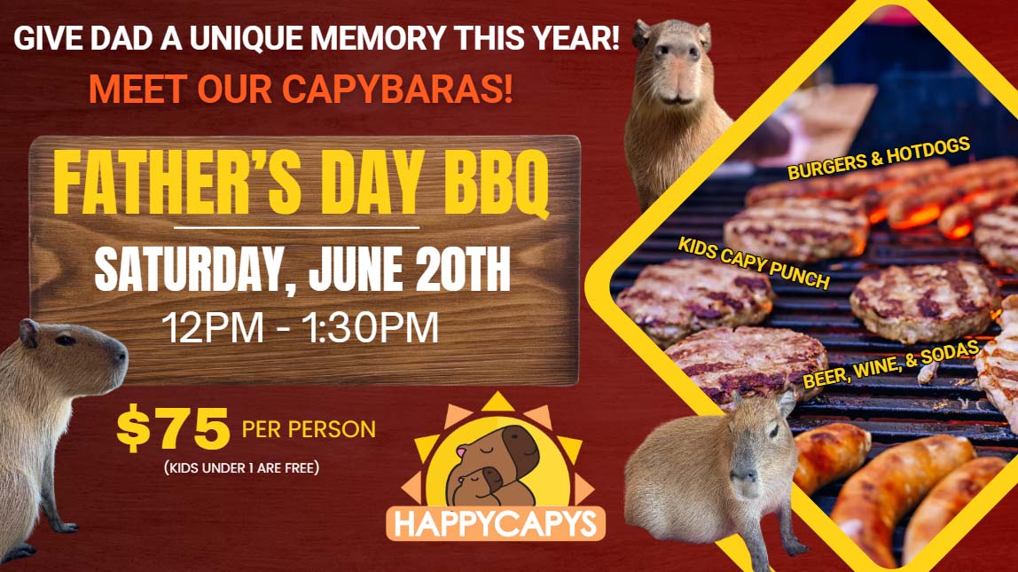 Father's Day Capy Celebration flyer, see event description for details